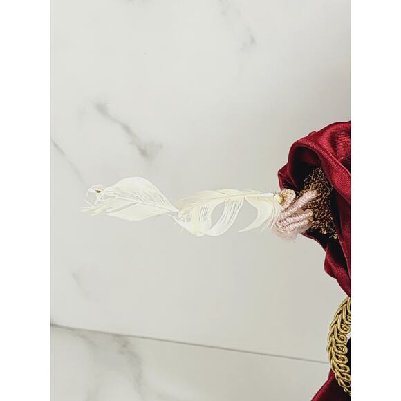 Christmas Victorian Harlequin Jester Rare Aldik Doll Ornament 13" Tradition Gold - Picture 5 of 16